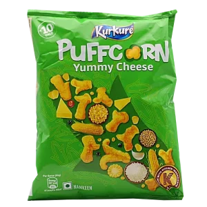 Kurkure Puffcorn Yummy Cheese - MRP 10 Rs.