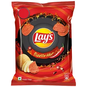 Lays Sizzlin Hot - MRP 10 Rs.