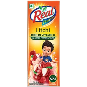 Real Juice Litchi - MRP 20 Rs.
