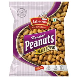 Jabsons Roasted Peanuts Black Pepper - MRP 10 Rs.