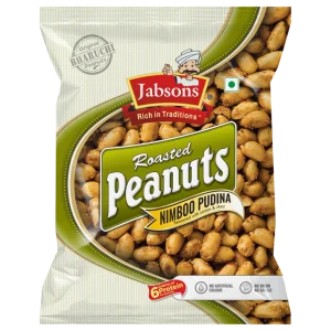 Jabsons Roasted Peanuts Nimbu Pudina - MRP 10 Rs.