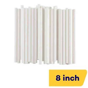 Straws, 8 inch (pack of 100)